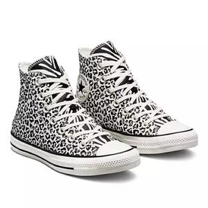 NWT Converse Chuck Taylor All Star sneakers zebra print 10.5